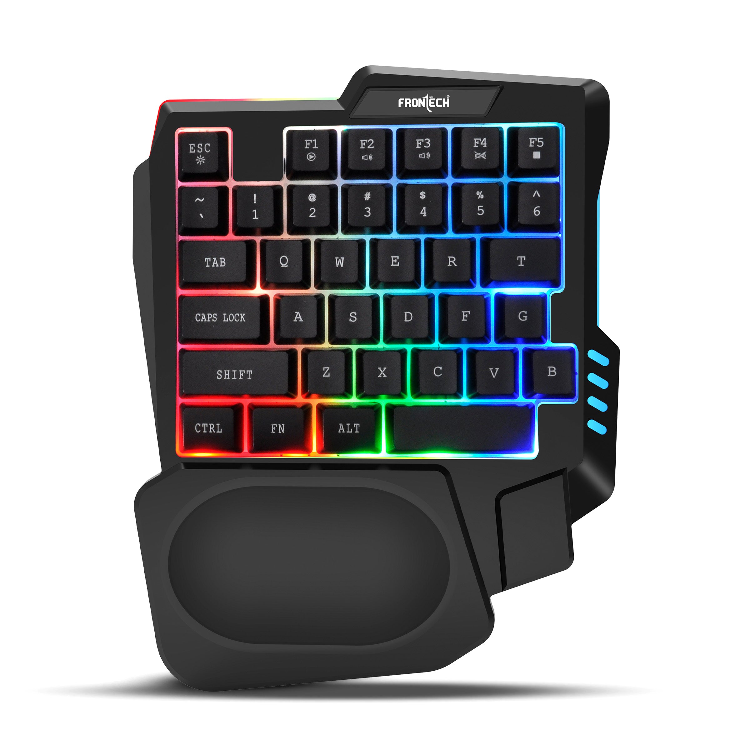 Frontech RGB Backlight Gaming Keyboard|35 Mechanical Key |USB Plug & Play|1.35m cable|1 year warranty Frontech RGB Backlight Gaming Keyboard|35 Mechanical Key |USB Plug & Play|1.35m cable|1 year warranty